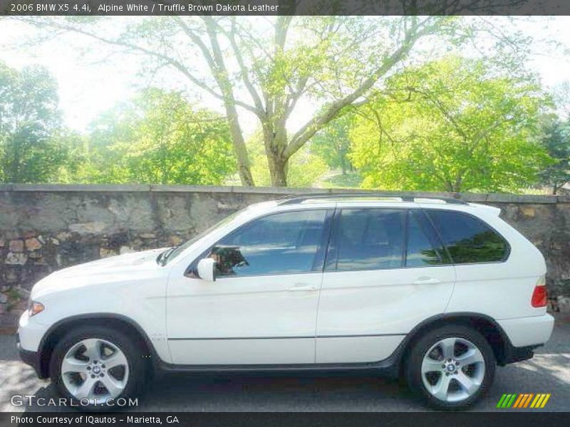 Alpine White / Truffle Brown Dakota Leather 2006 BMW X5 4.4i
