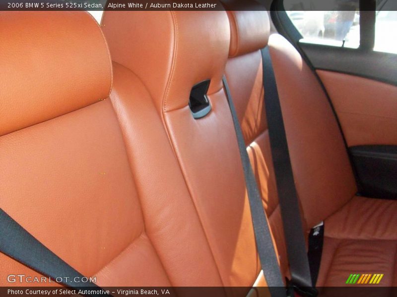 Alpine White / Auburn Dakota Leather 2006 BMW 5 Series 525xi Sedan