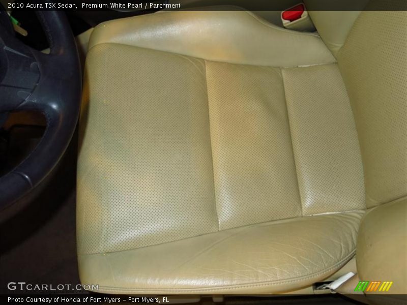 Premium White Pearl / Parchment 2010 Acura TSX Sedan