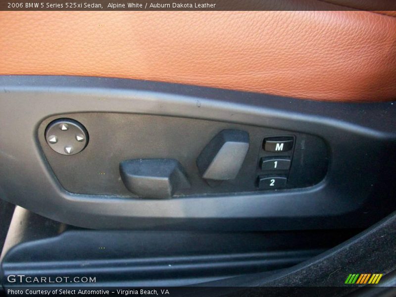 Alpine White / Auburn Dakota Leather 2006 BMW 5 Series 525xi Sedan