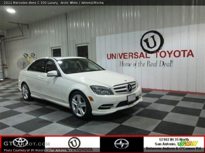 Arctic White / Almond/Mocha 2011 Mercedes-Benz C 300 Luxury