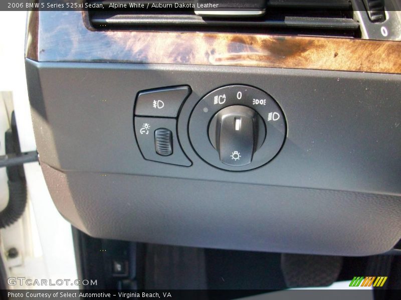 Alpine White / Auburn Dakota Leather 2006 BMW 5 Series 525xi Sedan