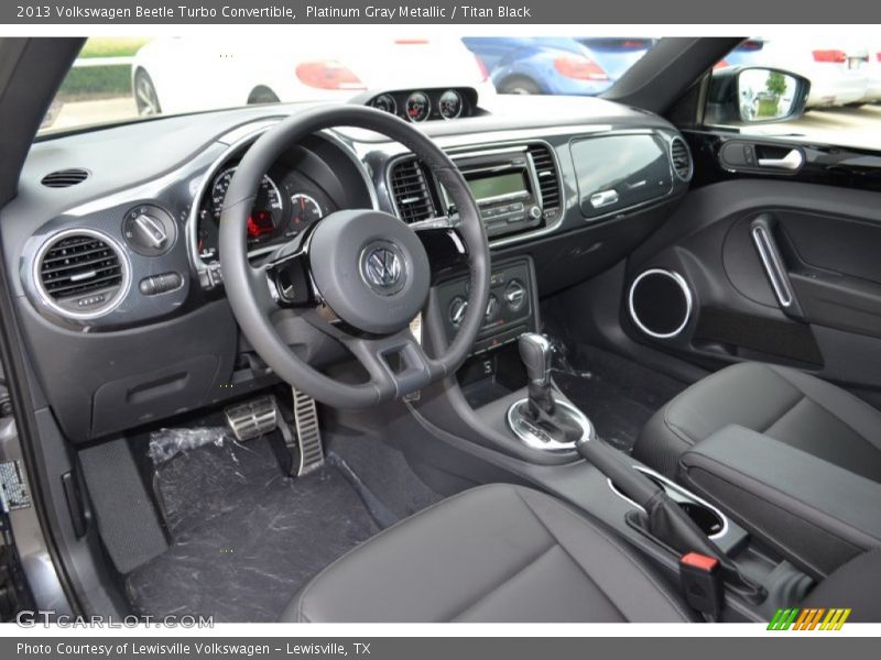 Titan Black Interior - 2013 Beetle Turbo Convertible 