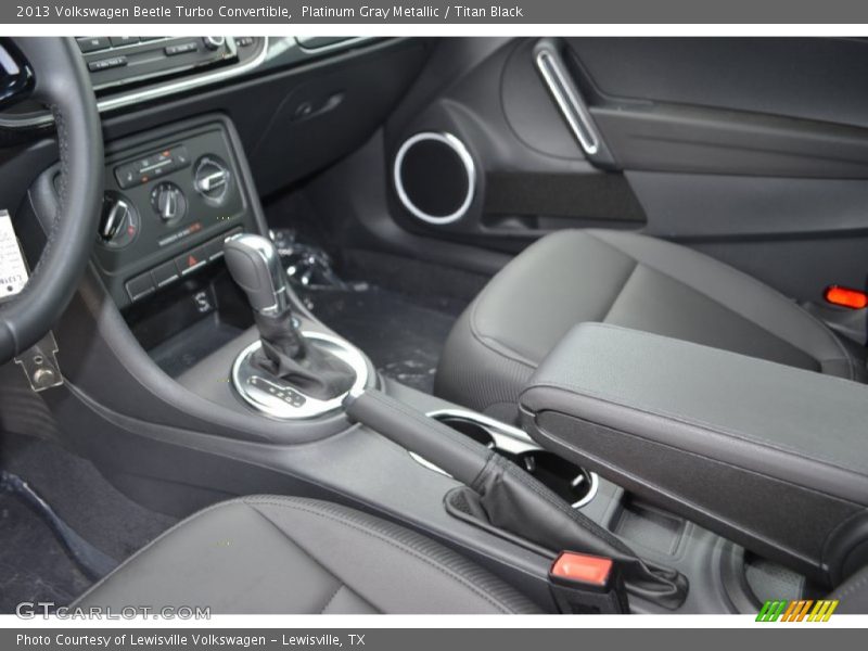 Platinum Gray Metallic / Titan Black 2013 Volkswagen Beetle Turbo Convertible