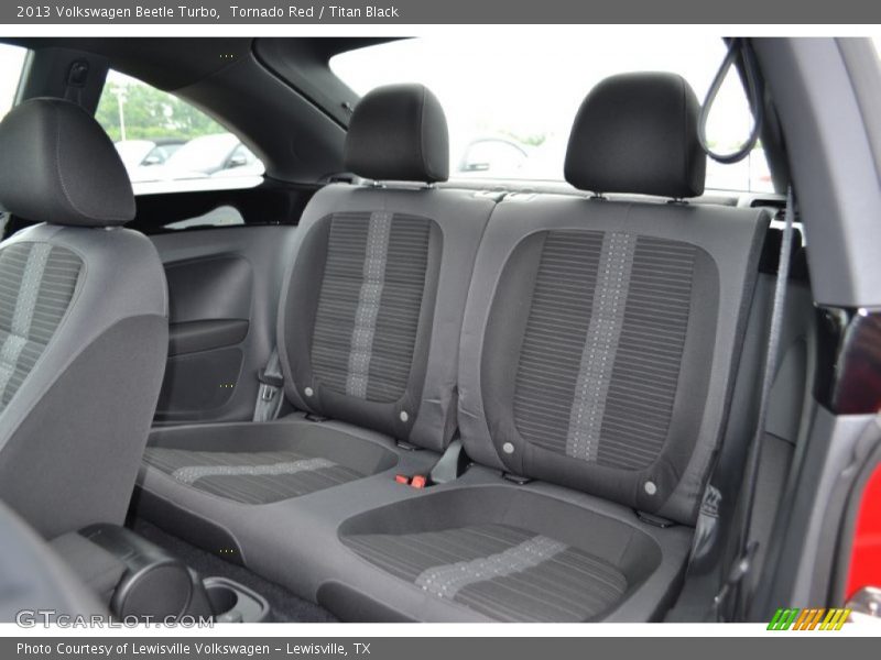 Rear Seat of 2013 Beetle Turbo