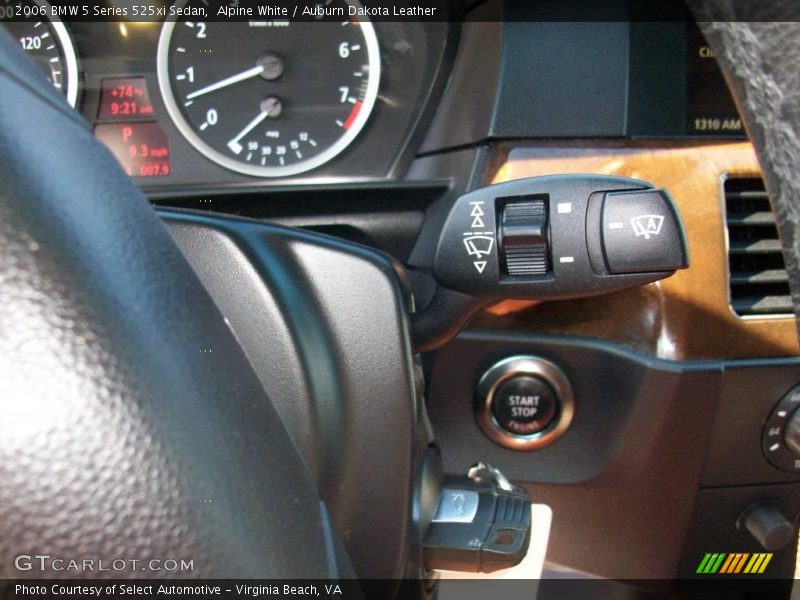 Alpine White / Auburn Dakota Leather 2006 BMW 5 Series 525xi Sedan