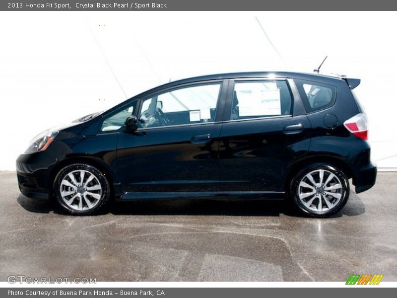 Crystal Black Pearl / Sport Black 2013 Honda Fit Sport