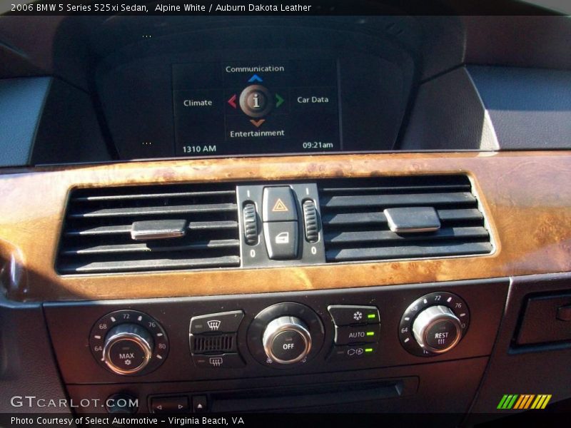 Alpine White / Auburn Dakota Leather 2006 BMW 5 Series 525xi Sedan