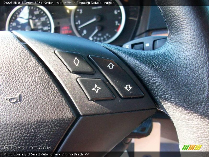 Alpine White / Auburn Dakota Leather 2006 BMW 5 Series 525xi Sedan