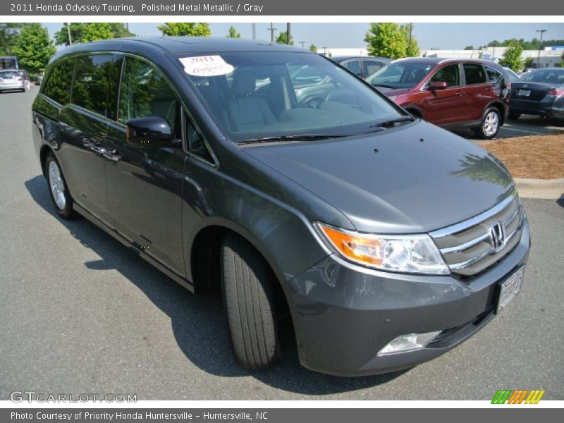 Polished Metal Metallic / Gray 2011 Honda Odyssey Touring