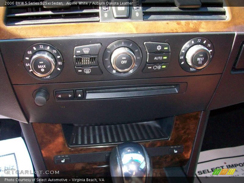 Alpine White / Auburn Dakota Leather 2006 BMW 5 Series 525xi Sedan