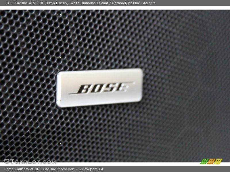 White Diamond Tricoat / Caramel/Jet Black Accents 2013 Cadillac ATS 2.0L Turbo Luxury