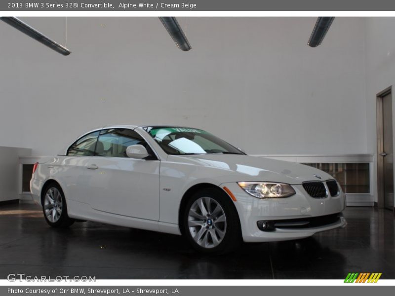 Alpine White / Cream Beige 2013 BMW 3 Series 328i Convertible