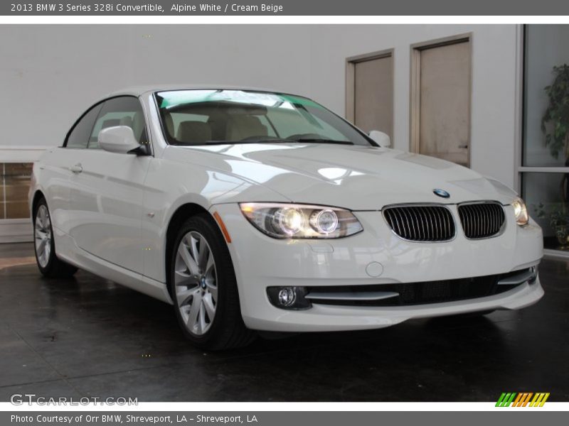 Alpine White / Cream Beige 2013 BMW 3 Series 328i Convertible