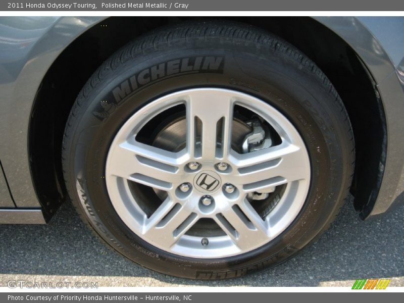 Polished Metal Metallic / Gray 2011 Honda Odyssey Touring