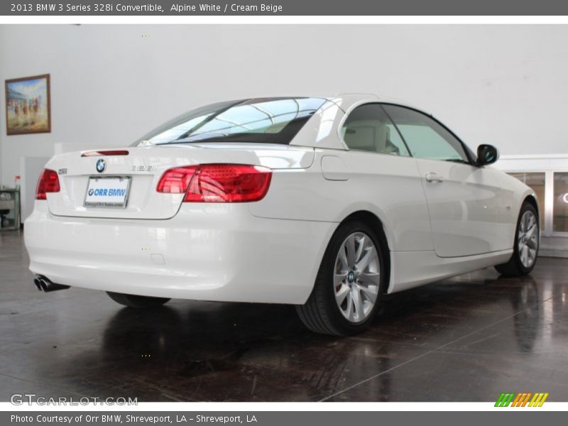 Alpine White / Cream Beige 2013 BMW 3 Series 328i Convertible