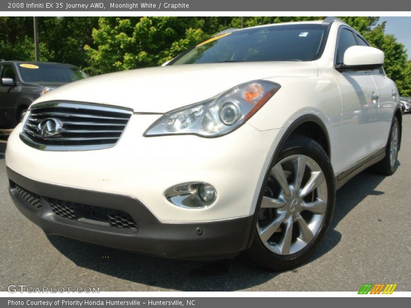 Moonlight White / Graphite 2008 Infiniti EX 35 Journey AWD