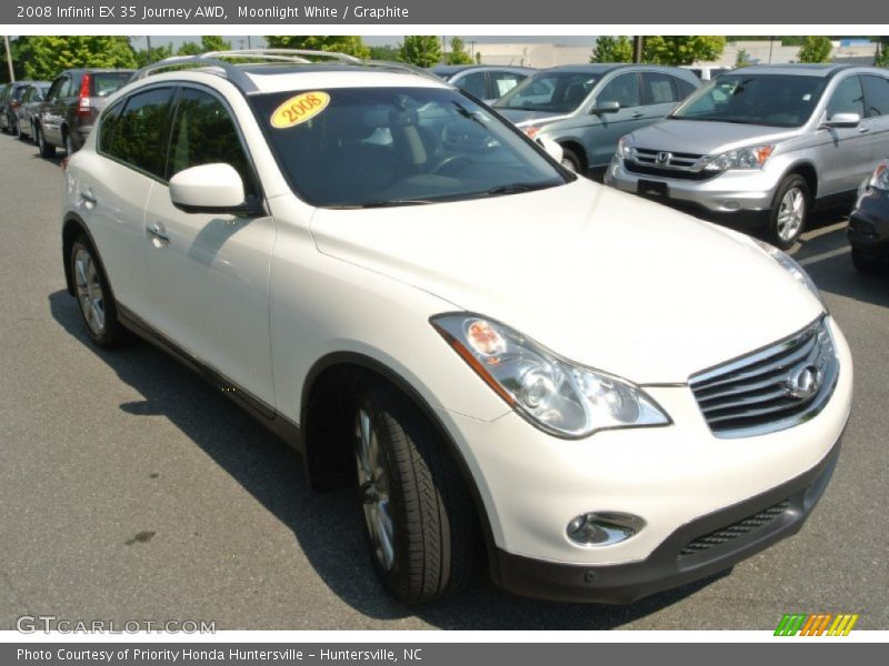 Moonlight White / Graphite 2008 Infiniti EX 35 Journey AWD
