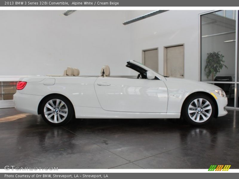 Alpine White / Cream Beige 2013 BMW 3 Series 328i Convertible