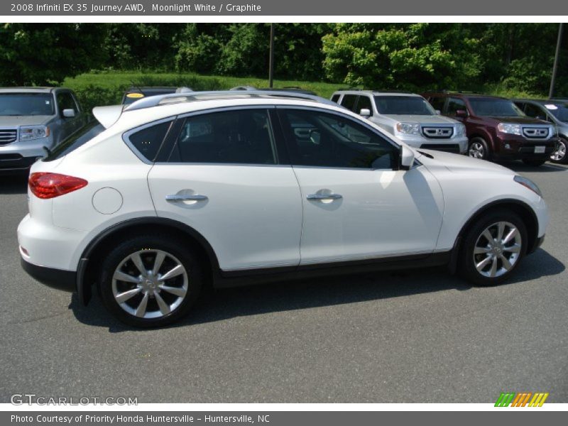 Moonlight White / Graphite 2008 Infiniti EX 35 Journey AWD