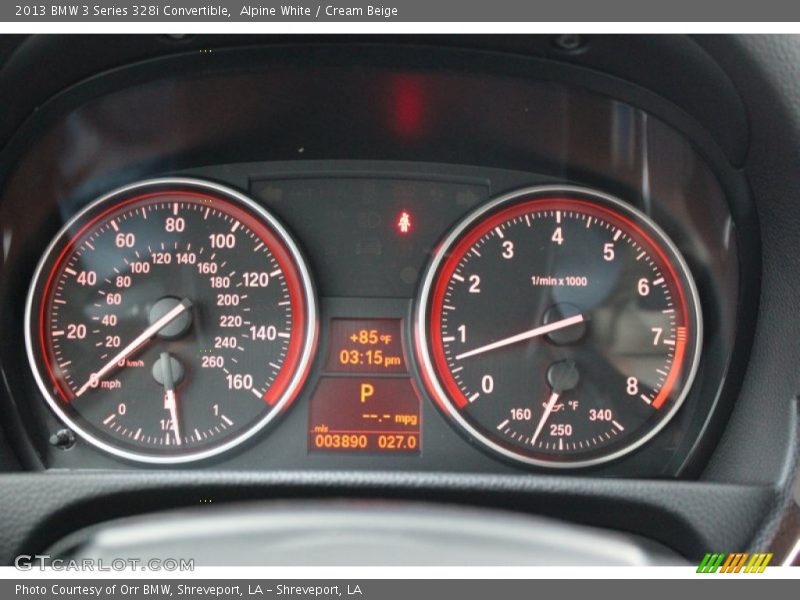  2013 3 Series 328i Convertible 328i Convertible Gauges