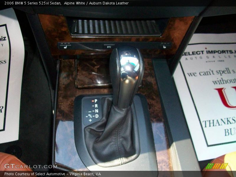 Alpine White / Auburn Dakota Leather 2006 BMW 5 Series 525xi Sedan