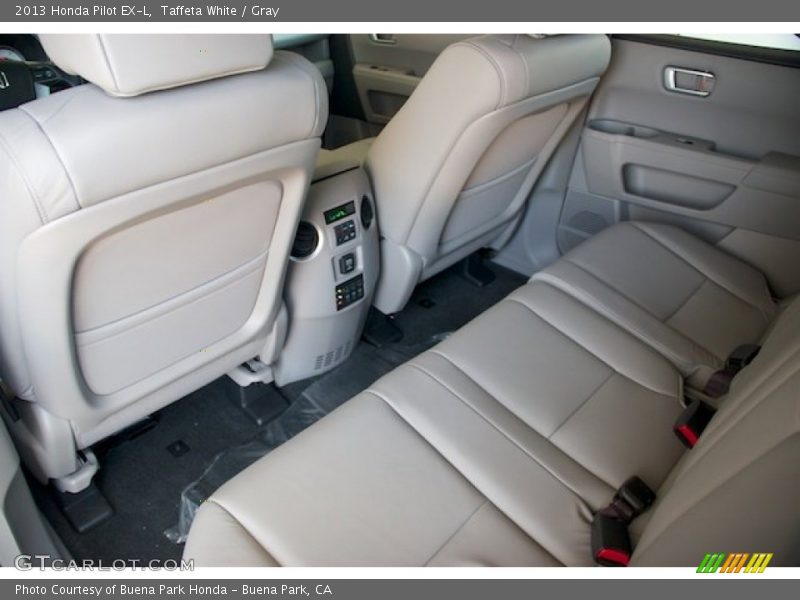 Taffeta White / Gray 2013 Honda Pilot EX-L