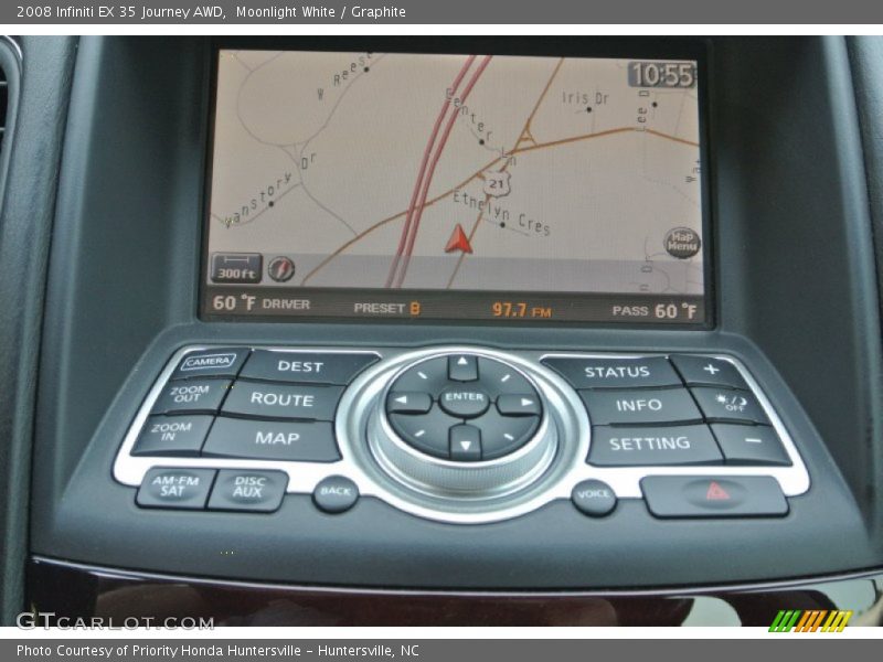 Moonlight White / Graphite 2008 Infiniti EX 35 Journey AWD