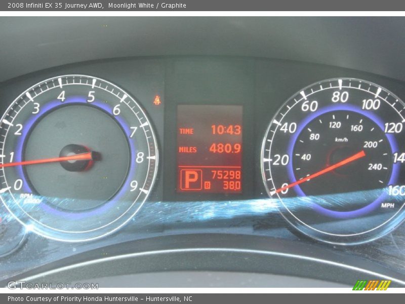 Moonlight White / Graphite 2008 Infiniti EX 35 Journey AWD