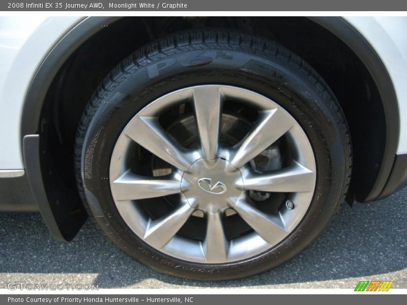 Moonlight White / Graphite 2008 Infiniti EX 35 Journey AWD