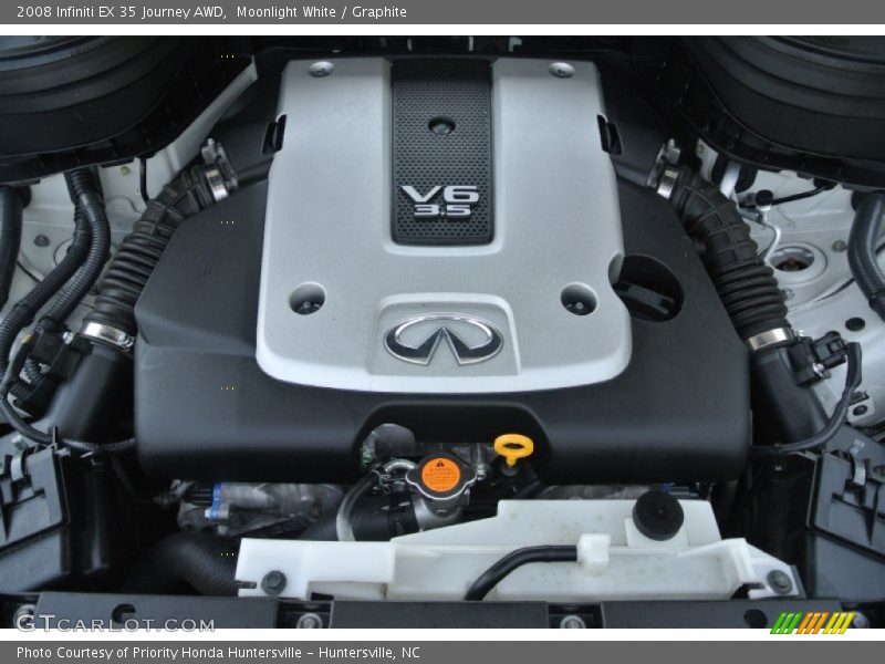 Moonlight White / Graphite 2008 Infiniti EX 35 Journey AWD