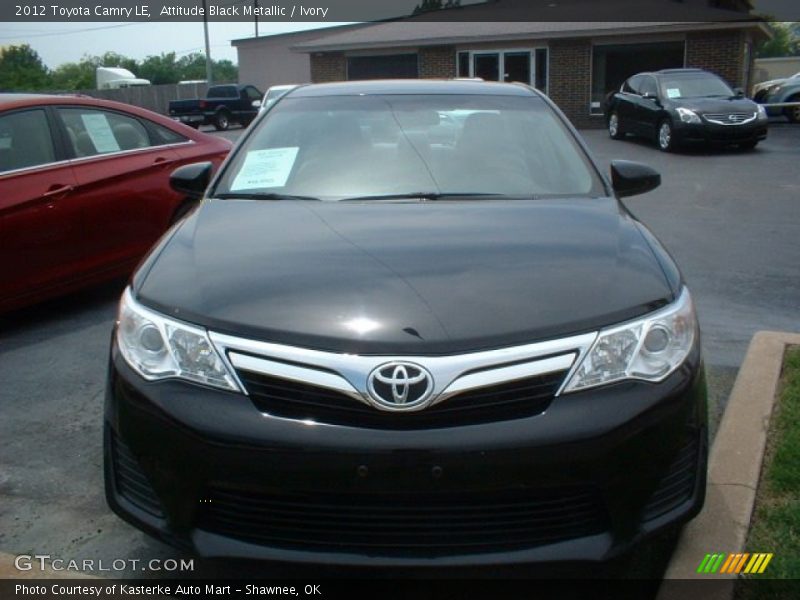 Attitude Black Metallic / Ivory 2012 Toyota Camry LE
