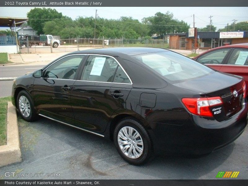 Attitude Black Metallic / Ivory 2012 Toyota Camry LE