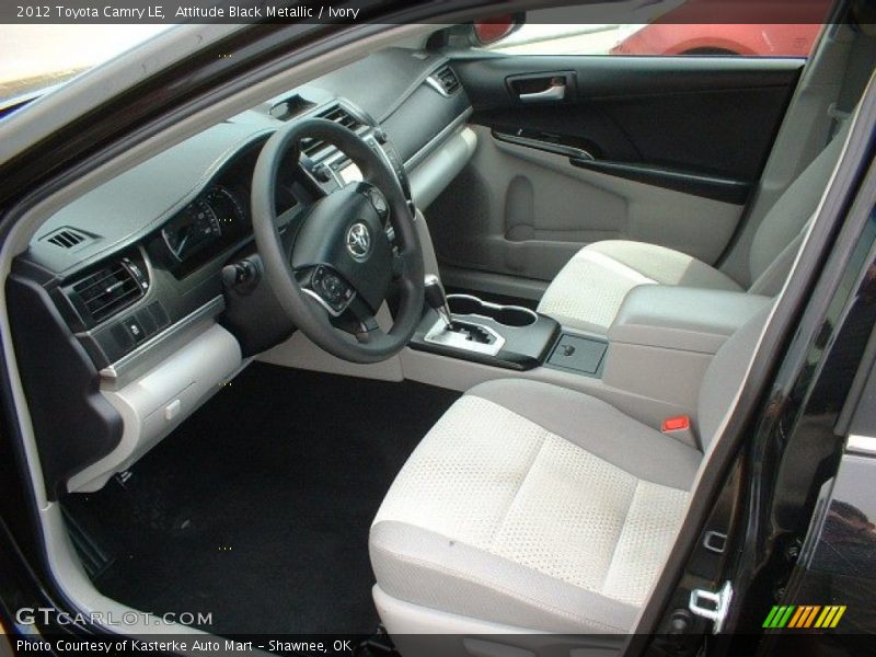 Attitude Black Metallic / Ivory 2012 Toyota Camry LE