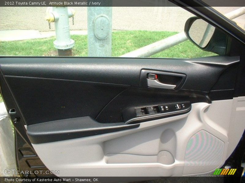 Attitude Black Metallic / Ivory 2012 Toyota Camry LE