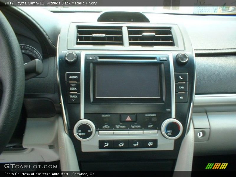 Attitude Black Metallic / Ivory 2012 Toyota Camry LE