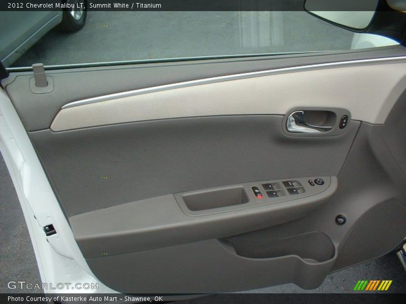 Summit White / Titanium 2012 Chevrolet Malibu LT