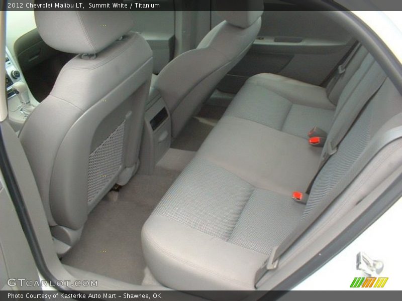 Summit White / Titanium 2012 Chevrolet Malibu LT
