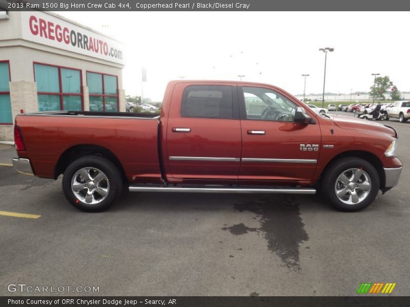 Copperhead Pearl / Black/Diesel Gray 2013 Ram 1500 Big Horn Crew Cab 4x4