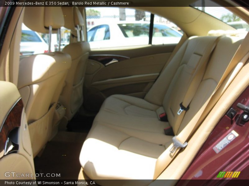 Barolo Red Metallic / Cashmere 2009 Mercedes-Benz E 350 Sedan