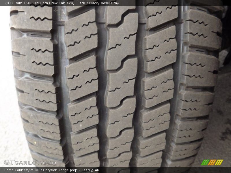 Black / Black/Diesel Gray 2013 Ram 1500 Big Horn Crew Cab 4x4