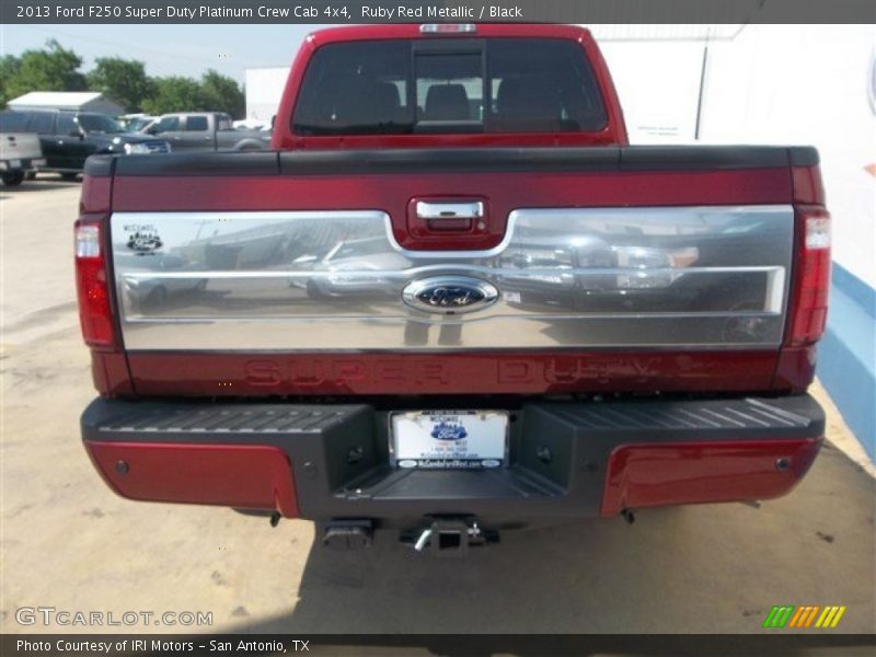 Ruby Red Metallic / Black 2013 Ford F250 Super Duty Platinum Crew Cab 4x4