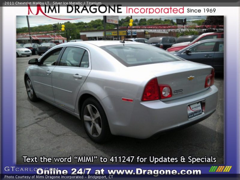 Silver Ice Metallic / Titanium 2011 Chevrolet Malibu LT