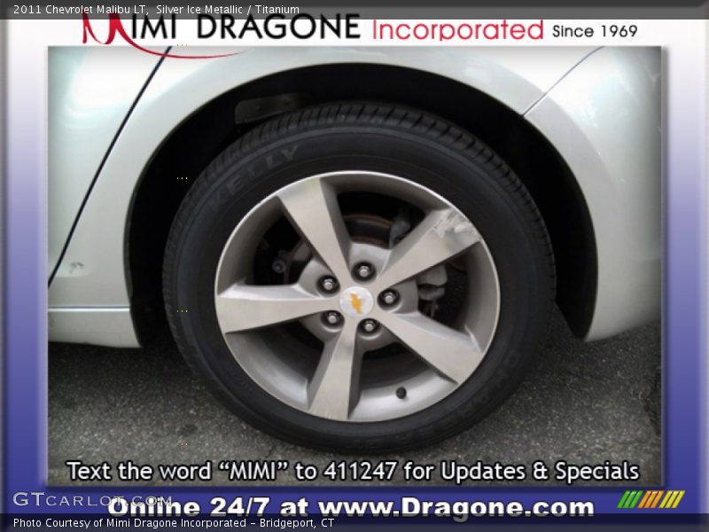 Silver Ice Metallic / Titanium 2011 Chevrolet Malibu LT
