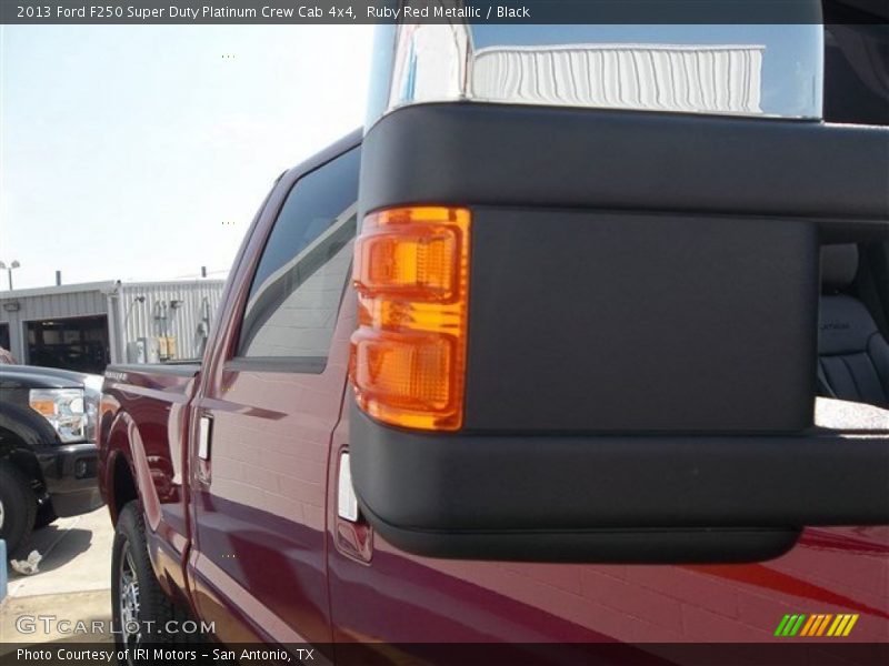 Ruby Red Metallic / Black 2013 Ford F250 Super Duty Platinum Crew Cab 4x4