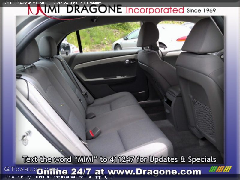 Silver Ice Metallic / Titanium 2011 Chevrolet Malibu LT