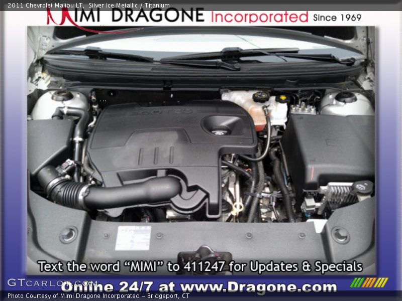 Silver Ice Metallic / Titanium 2011 Chevrolet Malibu LT