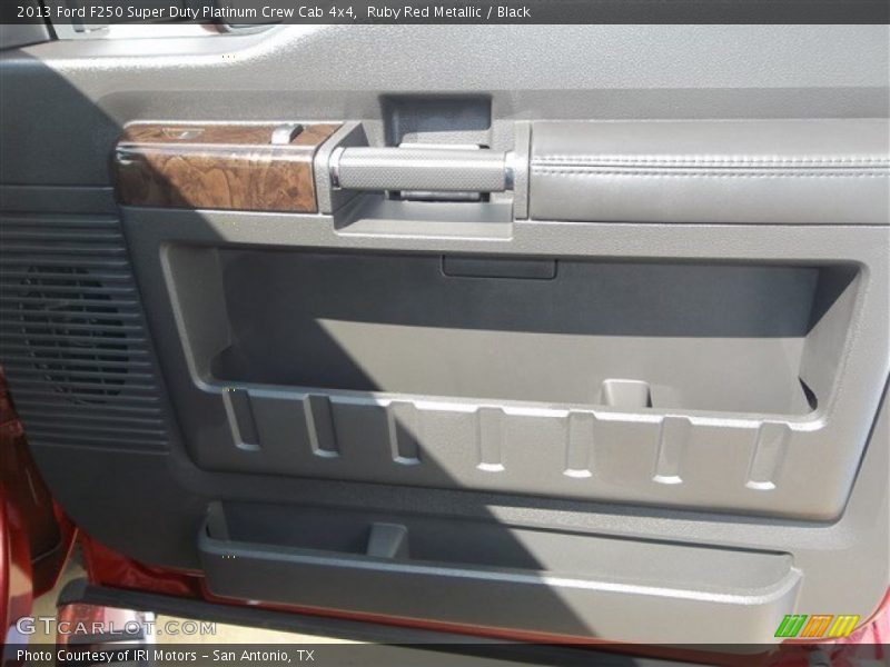 Ruby Red Metallic / Black 2013 Ford F250 Super Duty Platinum Crew Cab 4x4