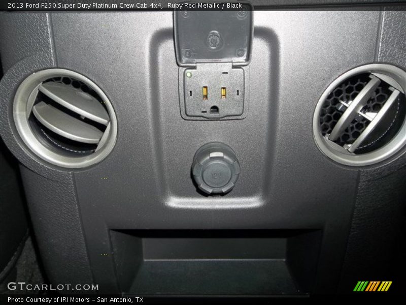 Ruby Red Metallic / Black 2013 Ford F250 Super Duty Platinum Crew Cab 4x4