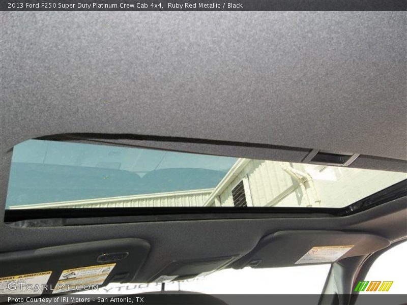 Ruby Red Metallic / Black 2013 Ford F250 Super Duty Platinum Crew Cab 4x4